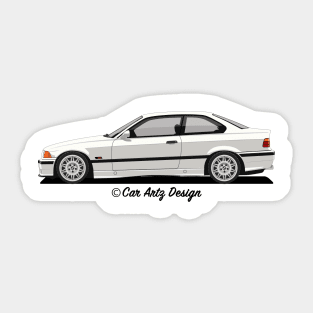 BME36 M3 Alpine White II Sticker